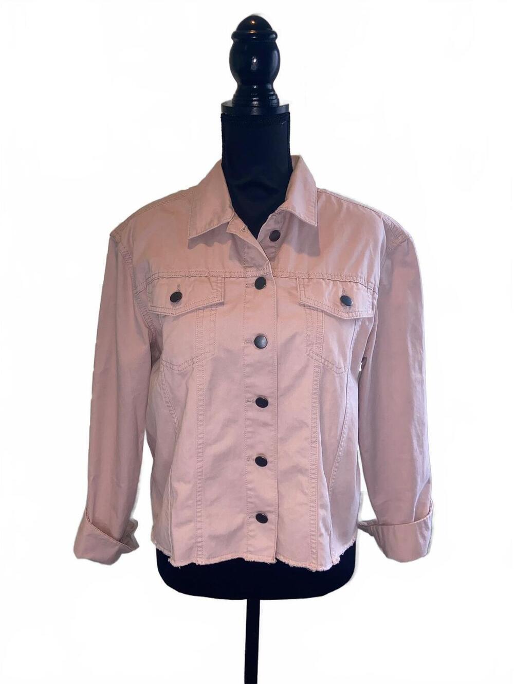 Caslon Pink Denim Jacket